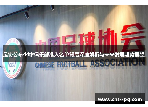 足协公布44家俱乐部准入名单背后深度解析与未来发展趋势展望